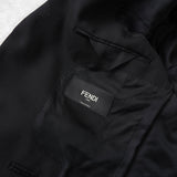 フェンディ ライン セットアップ スーツ メンズ ブラック / グレー - NEWSED