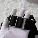 プラダ ポコノ テスート ナイロン 三角プレート ショルダーバッグ メッセンジャーバッグ ブラック - NEWSED