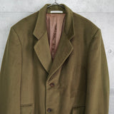 ジバンシィ ヴィンテージ チェスターコート ウールコート ロングコート カーキ - NEWSED