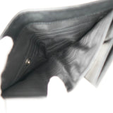 プラダ ポコノ テスート ナイロン サフィアーノレザー 三つ折り財布 トライアングルロゴ ブラック - NEWSED