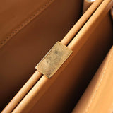 フェンディ ズッカ カシミヤ / レザー ミニハンドバッグ ベージュ - NEWSED