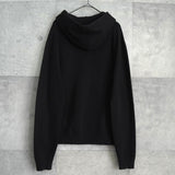 サンローラン パリ スター ロゴ パーカー ブラック - NEWSED