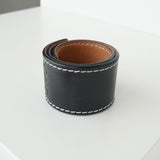 ロエベ アナグラム レザー マグネット バングル ブラック - NEWSED