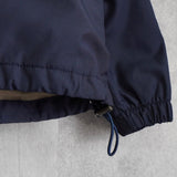 バレンシアガ ヴィンテージ ワンポイントロゴ ハーフジップ キルティング ナイロン トラックジャケット ネイビー - NEWSED