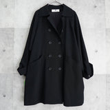 ジバンシィ ヴィンテージ ロングコート ブラック - NEWSED