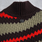 サルバトーレ フェラガモ アシンメトリー ノースリーブ ニット ベスト マルチカラー - NEWSED