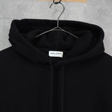 サンローラン パリ ロゴ 刺繍 パーカー ブラック タグ付き未使用品 - NEWSED