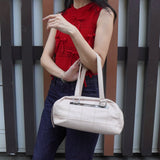 シャネル チョコバー ロゴ ソフトキャビアスキン ボーリングバッグ ハンドバッグ ピンク - NEWSED