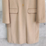 セオリー カシミヤ アンゴラ ロングコート ウールコート ベージュ レディース - NEWSED