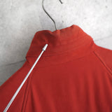 バーバリー ヴィンテージ 中綿ジャケット ミドルコート ホースロゴ 刺繍 イギリス製 レッド - NEWSED