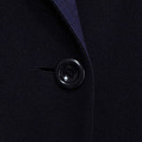 クリスチャン ディオール ヴィンテージ リバーシブル チェスターコート ネイビー - NEWSED