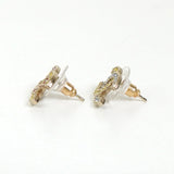 シャネル ココマーク カラーストーン バイカラー ピアス シルバー レディース - NEWSED