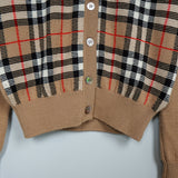 バーバリー ノバチェック カーディガン ベージュ - NEWSED