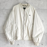 ラコステ ブルゾン スタジャン ロゴパッチ オフホワイト - NEWSED