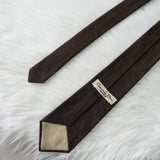 クリスチャン ディオール ヴィンテージ シャドー トロッター ネクタイ ブラウン - NEWSED