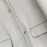 セオリー カシミヤ アンゴラ ロングコート ウールコート ベージュ レディース - NEWSED