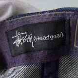 ステューシー ロゴ レザーパッチ デニム キャップ - NEWSED