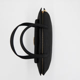 セリーヌ 馬車金具 サルキー ナイロン ハンドバッグ 自立型 ブラック - NEWSED