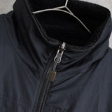 ナイキ エーシージー リバーシブル ボア ジャケット ナイロンジャケット ロゴ刺繍 ブラック - NEWSED