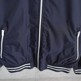 ラコステ ナイロン スタジャン ブルゾン ロゴパッチ ネイビー - NEWSED