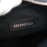 バレンシアガ ル カゴール レザー ワンショルダーバッグ ショルダーバッグ ブラック ミラー ポーチ付き - NEWSED