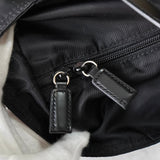 プラダ ポコノ テスート ナイロン レザー トートバッグ ブラック ギャランティーカード付き - NEWSED