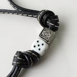 ロエベ アナグラム ダイス レザー パーソナライズ チャーム ブラック - NEWSED