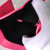 バレンシアガ ペーパーミニ ロゴ レザー コンパクトウォレット 二つ折り財布 ピンク - NEWSED