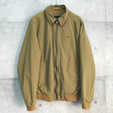 ラコステ ロゴパッチ ブルゾン カーキ ベージュ - NEWSED