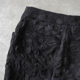 イッセイミヤケ フラワー ナイロン シングル イージー セットアップ ブラック レディース - NEWSED