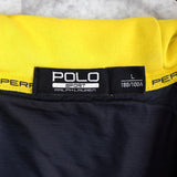 ポロ スポーツ ラルフローレン バイカラー フーデッド ナイロンジャケット フリースジャケット イエロー/ブラック - NEWSED