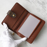 ルイ ヴィトン モノグラム ポルトパピエ・ジップ 二つ折り財布 ブラウン - NEWSED