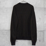 フェンディ ズッカ ニット ダークブラウン - NEWSED