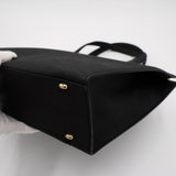 セリーヌ 馬車金具 サルキー ナイロン ハンドバッグ 自立型 ブラック - NEWSED