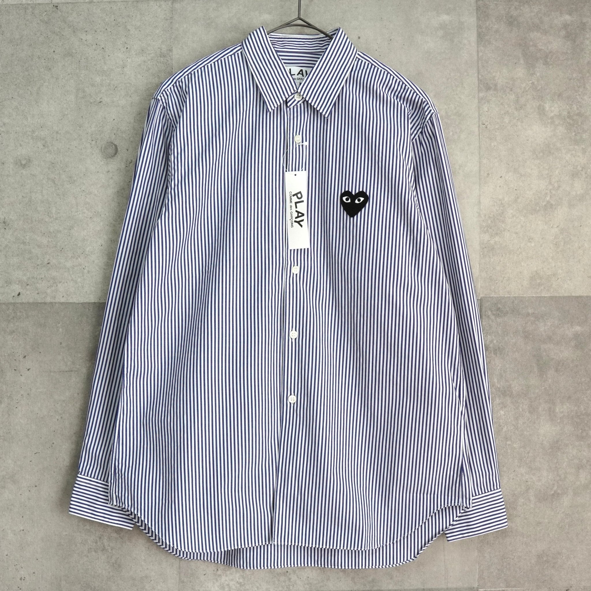 PLAY COMME des GARÇONS ネイビー ドット ロンT 長袖 play comme des