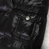 バーバリー ブルーレーベル ホースロゴ ノバチェック裏地 ロング ダウンジャケット レディース ダークブラウン - NEWSED