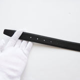 ジバンシィ レザー ベルト シルバー / ブラック メンズ - NEWSED