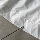 ジルサンダー マオカラー ショート丈 フレア袖 長袖シャツ ブラウス ホワイト レディース - NEWSED