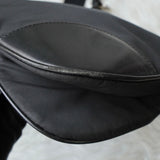 プラダ ポコノ テスート ナイロン / レザー トライアングルロゴ ショルダーバッグ ブラック - NEWSED