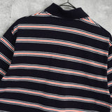 ナイキ ボーダー 半袖ポロシャツ ブラック / オレンジ - NEWSED