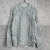 ポールスミス ケーブル編み アルパカ混紡 ニット グレー - NEWSED