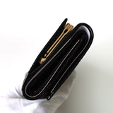 ヴィヴィアン・ウエストウッド オーブ 三つ折り財布 エナメル レザー ブラック 未使用品 - NEWSED