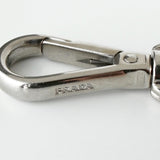 プラダ ロゴ ハート キーリング キーホルダー チャーム シルバー - NEWSED