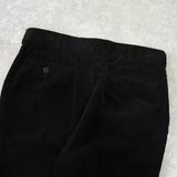 クリスチャン ディオール ヴィンテージ コーデュロイ スラックス ブラック - NEWSED