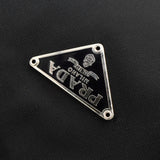 プラダ ポコノ テスート ナイロン ミニハンドバッグ アクセサリーポーチ ブラック - NEWSED