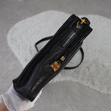 ロエベ アナグラム ショルダーバッグ レザー ブラック - NEWSED