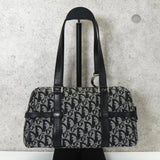 ディオール トロッター キャンバス ミニボストンバッグ ハンドバッグ ブラック - NEWSED