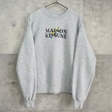 メゾン キツネ フラワーロゴ スウェット グレー - NEWSED