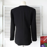 クロエ ブラックフォーマル ノーカラージャケット 総裏地 - NEWSED
