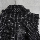 サカイ ツイード ベスト ブラック レディース - NEWSED